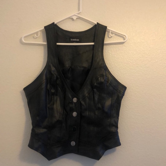 Leather vest